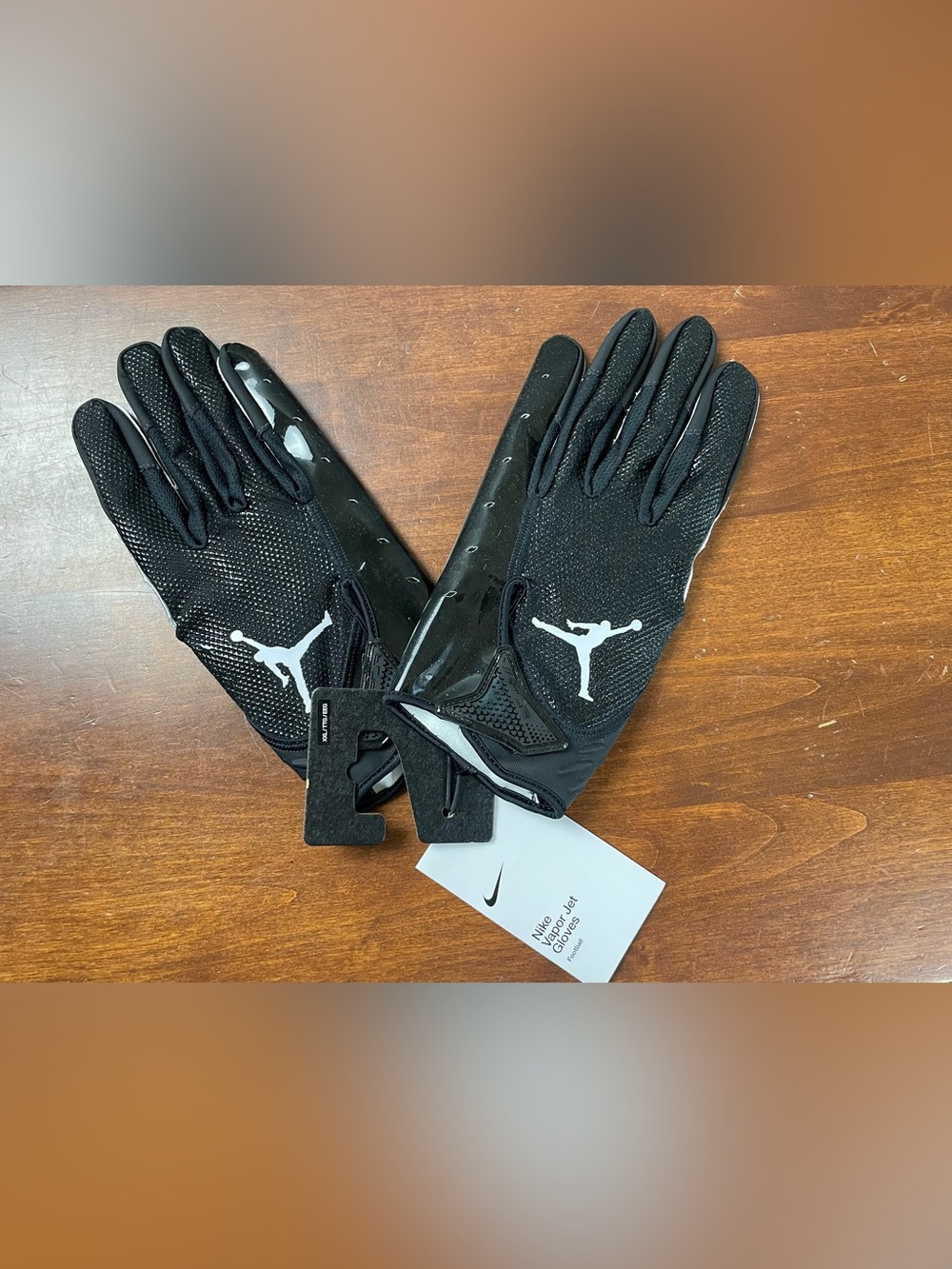 Nike Vapor Jet Football Receiver Gloves Adult Size 2XL Black White Brand New